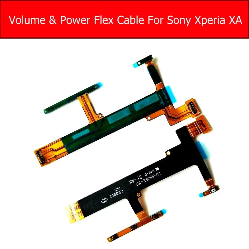 Volume & Power Flex cable For Sony Xperia X/XA/X Performance/X Compact/XZ/XZS/XZ Premium Switch Button & Main Flex Ribbon Parts Sony phone repair parts