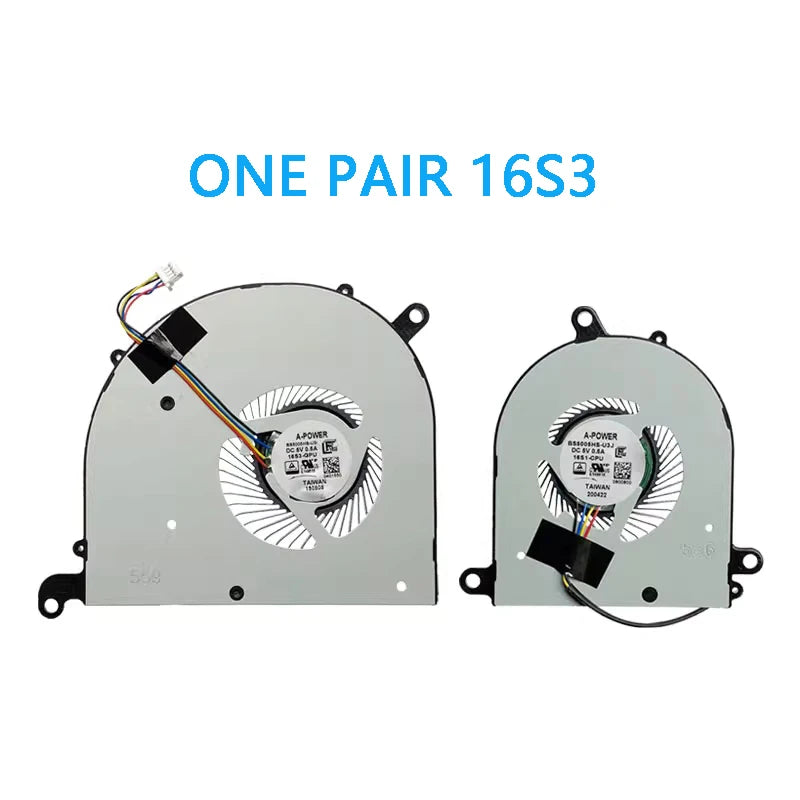 NEW ORIGINAL Laptop CPU GPU Cooling Fan For MSI Modern PS63 8RC 8M MS-16S1 16S3 MSI laptop repair parts