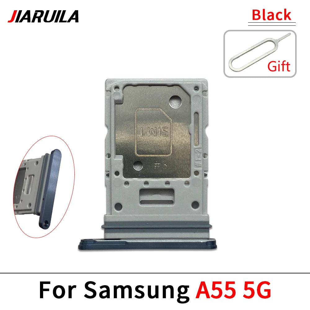 10Pcs, New For Samsung A15 A25 A35 A55 4G 5G SIM Card Slot SD Card Tray Holder Adapter Samsung phone repair parts