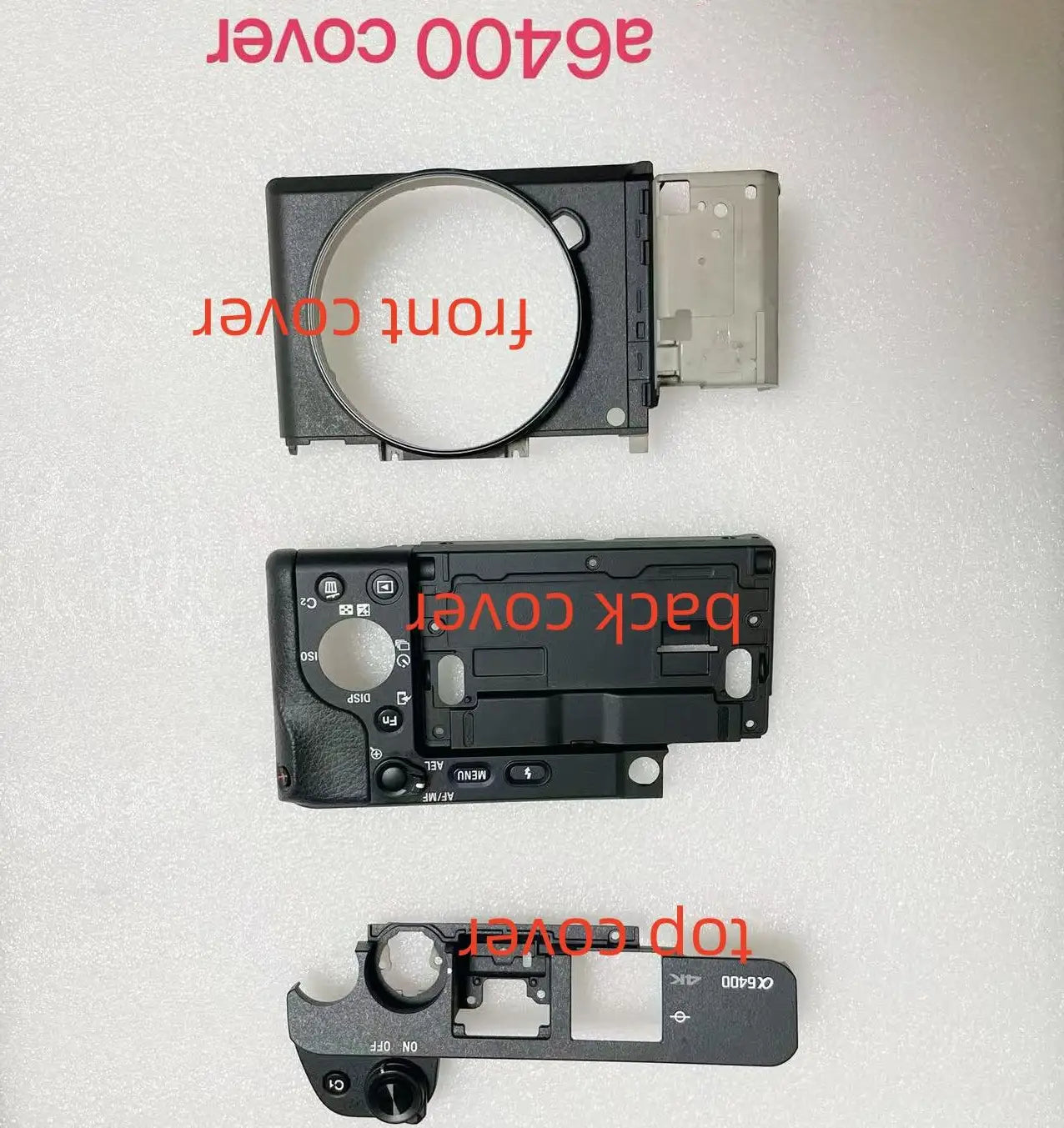 New Original Camera Body Shell for Sony A6400 a6400 Top Back Front Cover Shell Repair Part Digital Camera repair parts