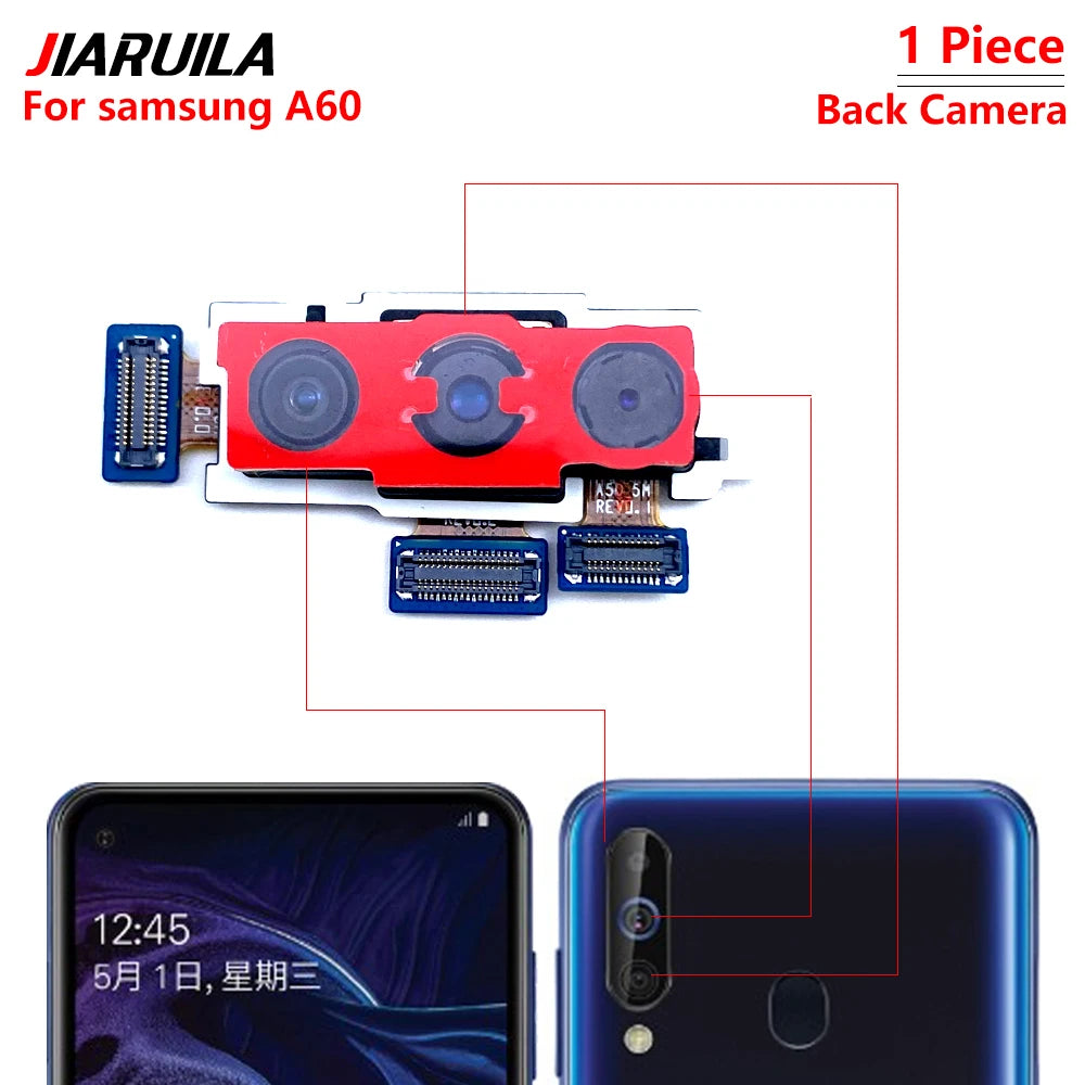 New Rear Main Back Camera Front Camere Flex Cable For Samsung A10 A20 A30 A40 A50 A60 A70 A80 A10E Samsung phone repair parts