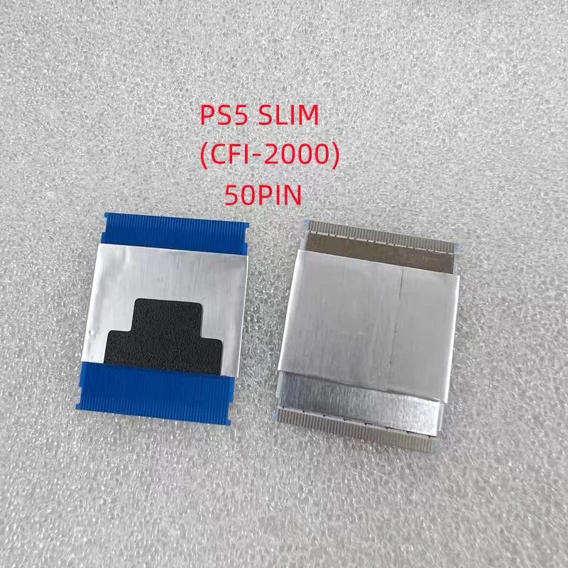 10PCS For PS5 1000/1100/1200/Slim Console Motherboard USB TYPE-C/A Socket Side Board Connection Ribbon Flex Cable 40PIN/50PIN Game console repair parts