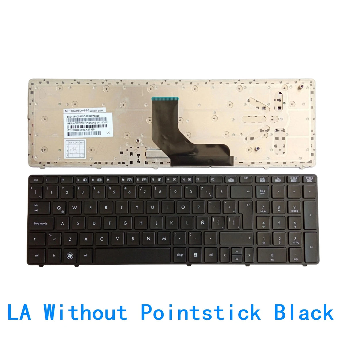 New US UI Spanish Latin Brazil Laptop Keyboard For HP EliteBook 8560p 8570P 8560B 6560B 6565b 6560P 690401-071 9Z.N6GSF.D0S  HP laptop repair parts