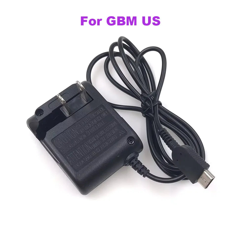 1-5PCS EU US UK Plug For Nintendo DS NDS NDSL/GBA SP/GBM/3DS Home Wall Travel Charger AC Adapter Cable Game console repair parts
