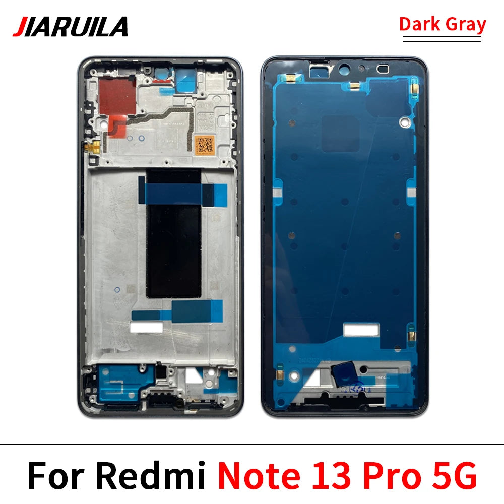 New For Xiaomi Redmi Note 13 Pro Plus 4G 5G Front Housing LCD Frame Screen Bezel Holder Xiaomi  Xiao mi phone repair parts