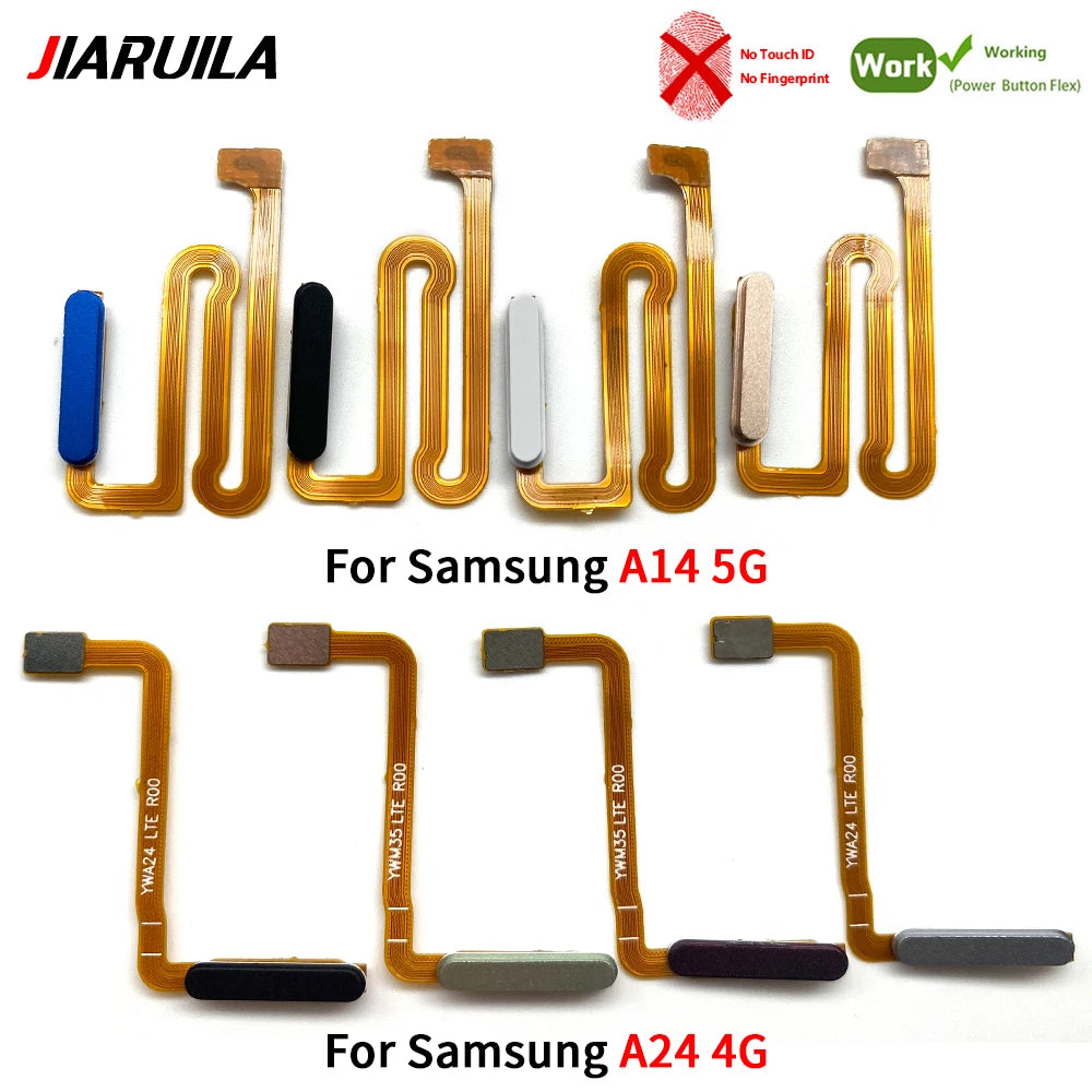 New Fingerprint Sensor Home Return Key Menu Button Flex Cable For Samsung A04s A13 A14 A24 A34 A54 4G 5G Samsung phone repair parts
