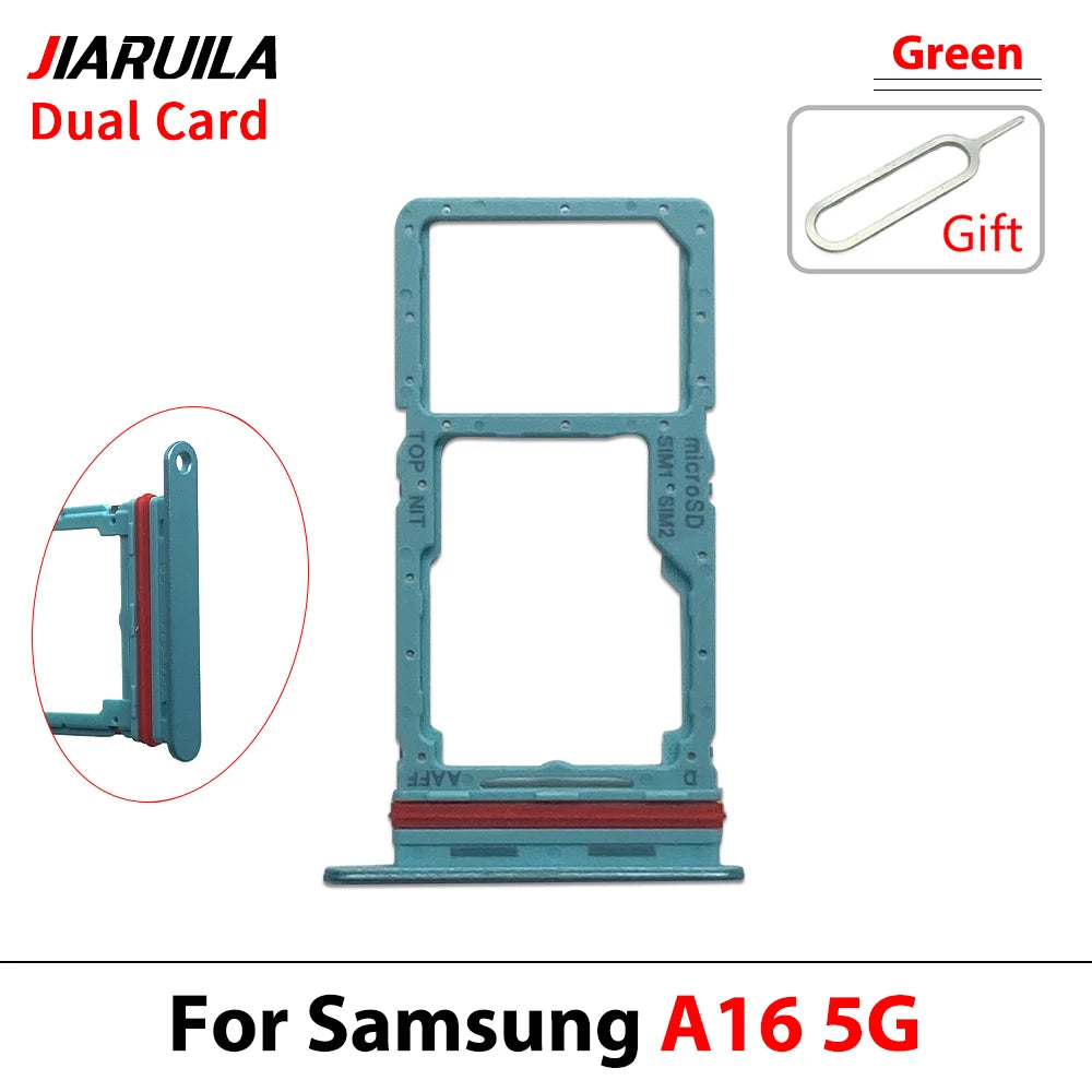 New For Samsung A06 A16 4G 5G SIM Card Slot SD Card Tray Holder Adapter Repair Parts Samsung phone repair parts