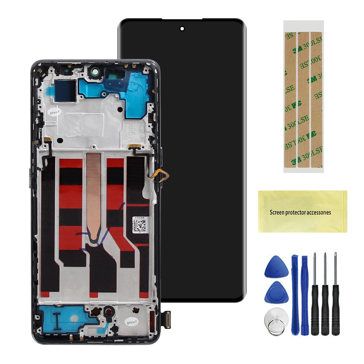 Super Amoled/TFT For Oppo Reno8 T 8T 5G LCD Display Touch Panel Digitizer For Reno8 T 5G CPH2505 LCD With Frame Replacement OPPO phone repair parts