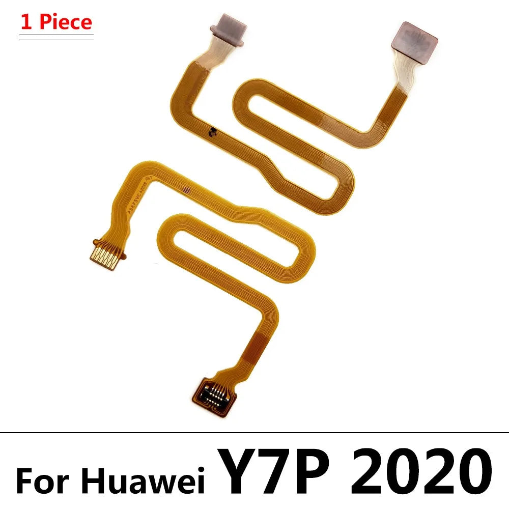 New Home Button Fingerprint Touch Id Sensor Connector Flex Cable For Huawei Y6P Y7P Y8s Y6 Y7 Y9 Prime 2017 2018 2019 2020 Huawei phone repair parts