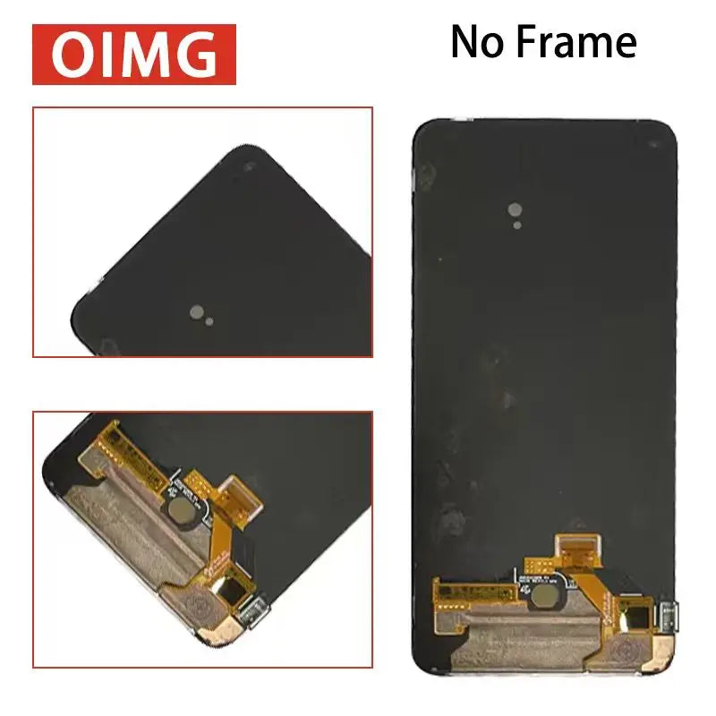 6.6 New AMOLED For Oppo Reno 10x Zoom CPH1919 LCD Display Touch Panel Digitizer For Reno10X Zoom PCCM00 Display with FingerPrint Oppo phone repair parts Realme phone repair parts