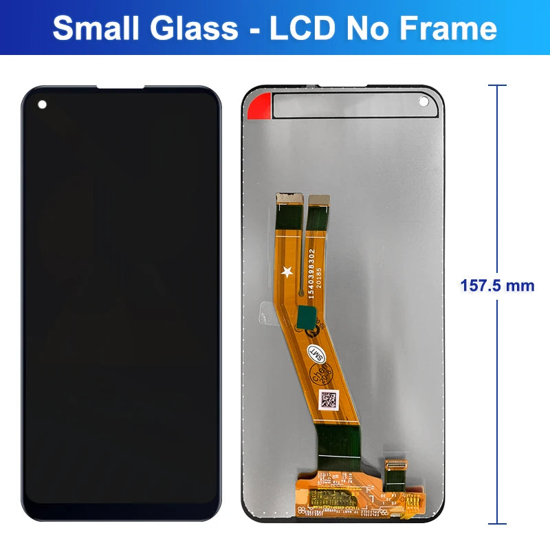 6.4'' M11 Display Screen with Frame, for Samsung Galaxy M11 M115 M115F Lcd Display Touch Screen Digitizer Assembly Replacement Samsung phone repair parts
