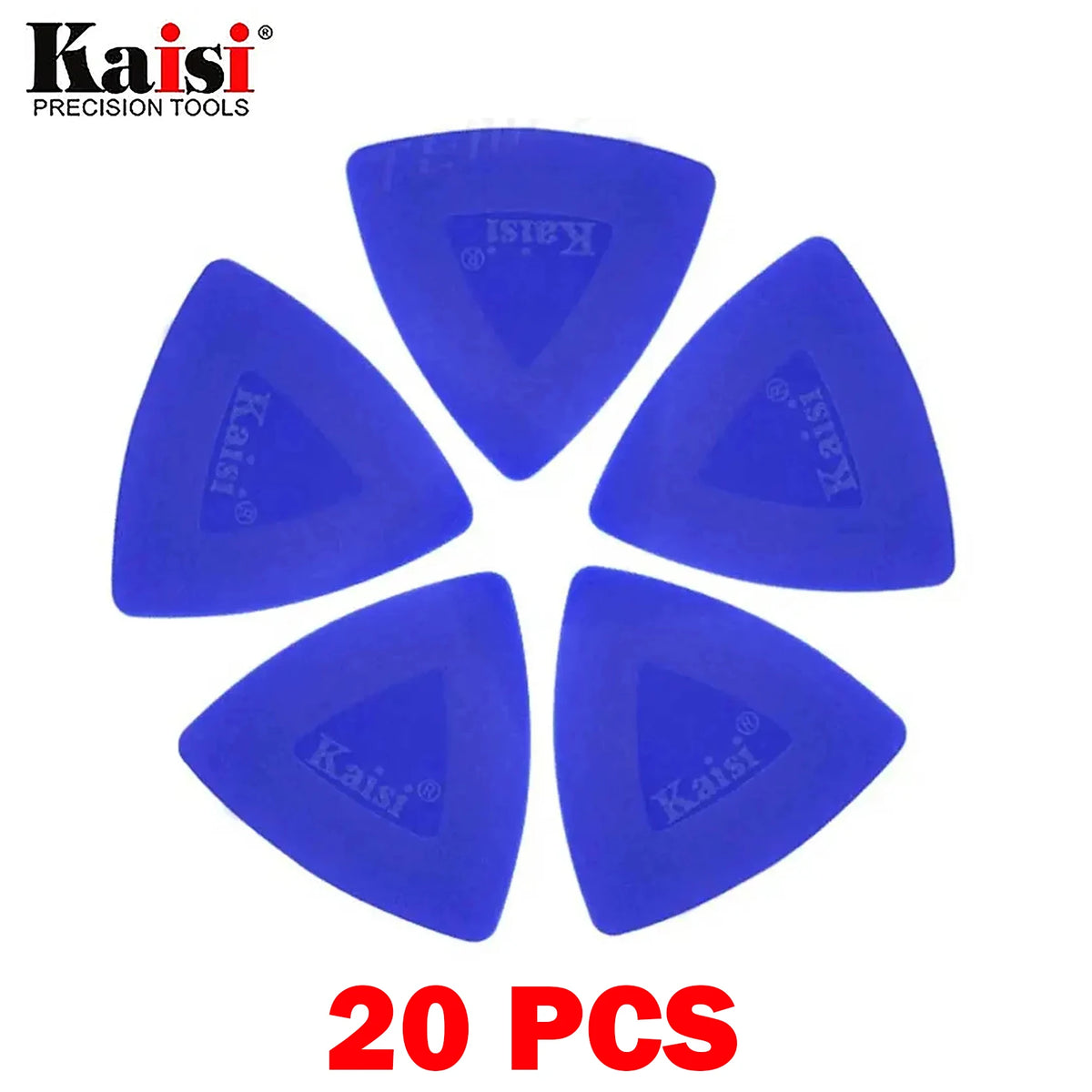 Kaisi 5Pcs 0.75mm Ultra-Thin Hard Plastic Scraper Mobile Phones Pry Opening Kits for IPad Tablets Teardown Repair Hand Tools Set Professional Repair Tools