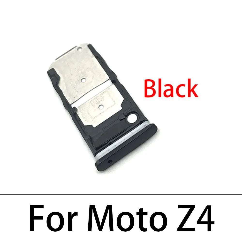 New For Motorola Moto Z Z2 Z3 Z4 Play Dual SIM Card Tray Slot Holder Replacement Parts Motorola phone repair parts