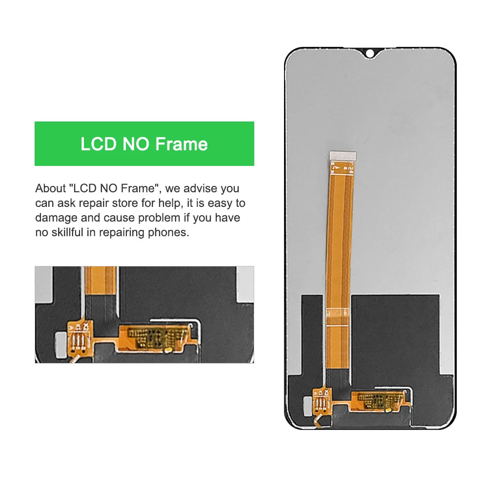 Screen for Oppo A9 2020 CPH1937 CPH1939 CPH1941 Lcd Display Digital Touch Screen with Frame for Oppo A11x Screen Replacement OPPO phone repair parts
