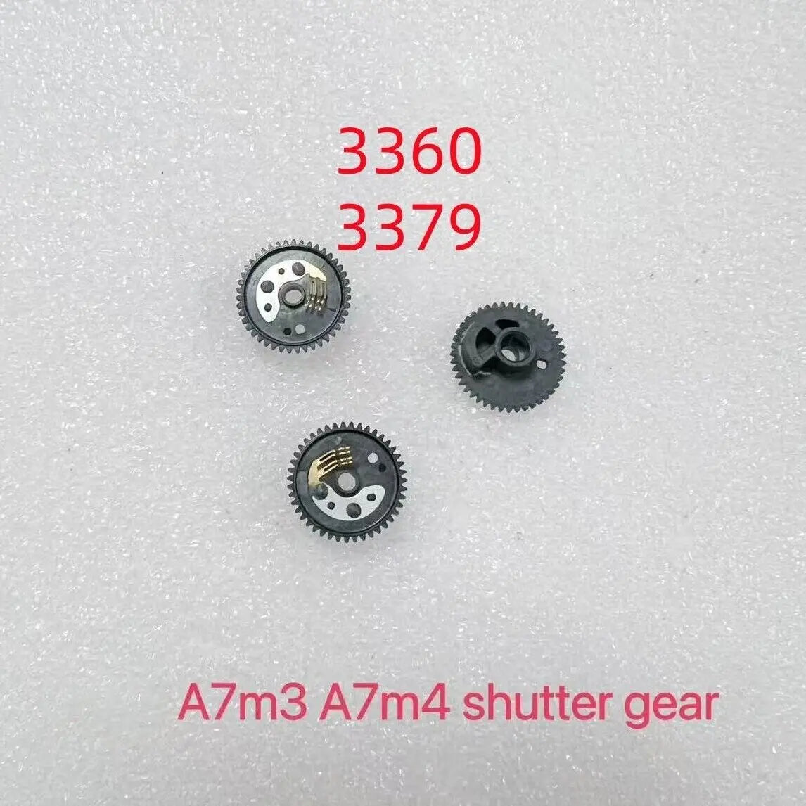 1PCS Original A7M3 A7M4 Shutter Gear for Sony A7 A7R A7M2 A7S2 A7M3 A7M4 A7S3 A7R4 A7R5 Camera 3360 3379 Shutter Gear Parts Digital Camera repair parts