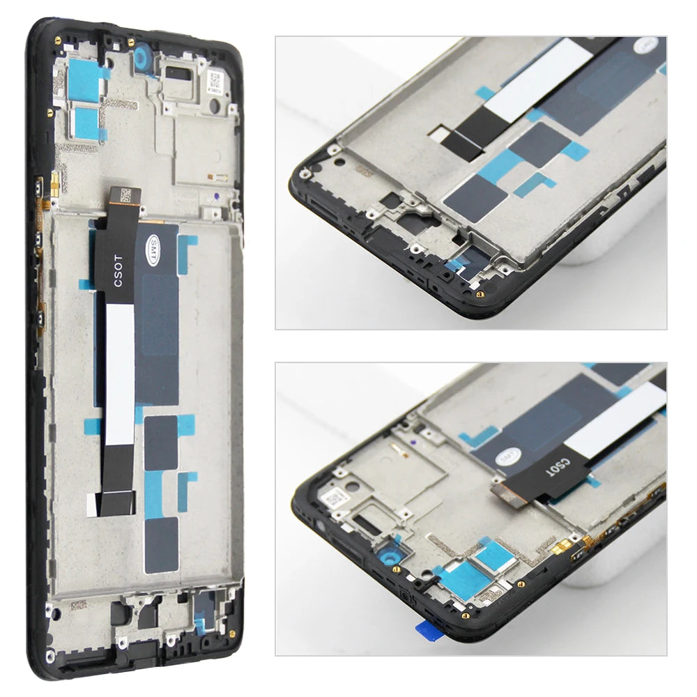 Poco X3 GT Display Screen Replacement, for Xiaomi Poco X3 GT 21061110AG Lcd Display Digital Touch Screen with Frame Assembly Xiaomi phone repair parts