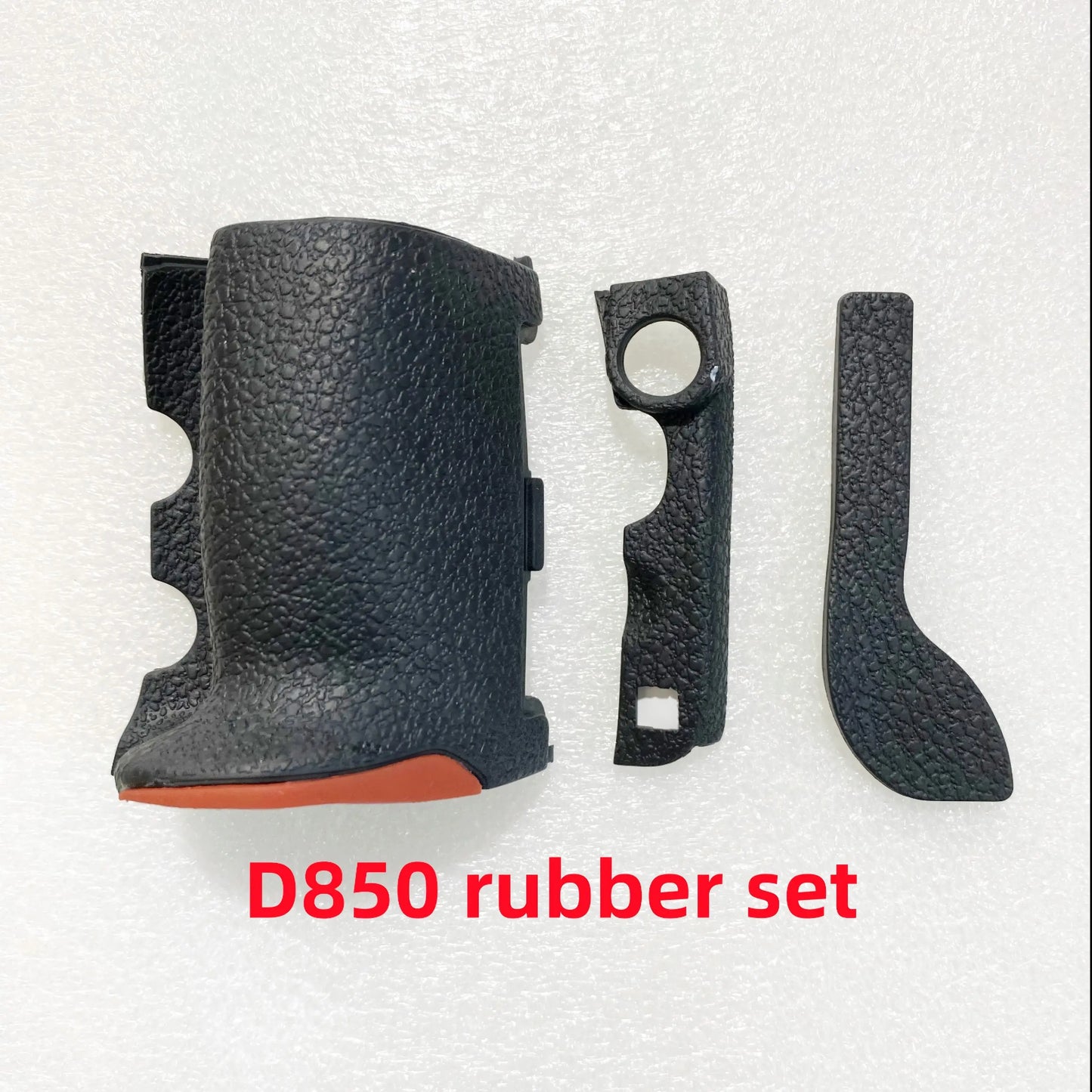 New Rubber Set for Nikon D850 Hands Grip Rubber Side Left Rubber And Thumb Rubber Camera Rubber Repair Parts  Digital Camera repair parts