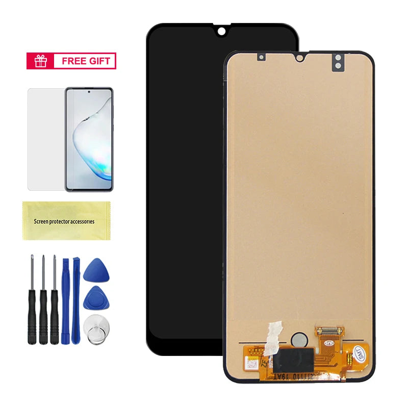 A30 Display Screen With Frame for Samsung Gaxlay A30 A305 A305F A305F/DS Lcd Display Touch Screen Digitizer Replacement Samsung phone repair parts