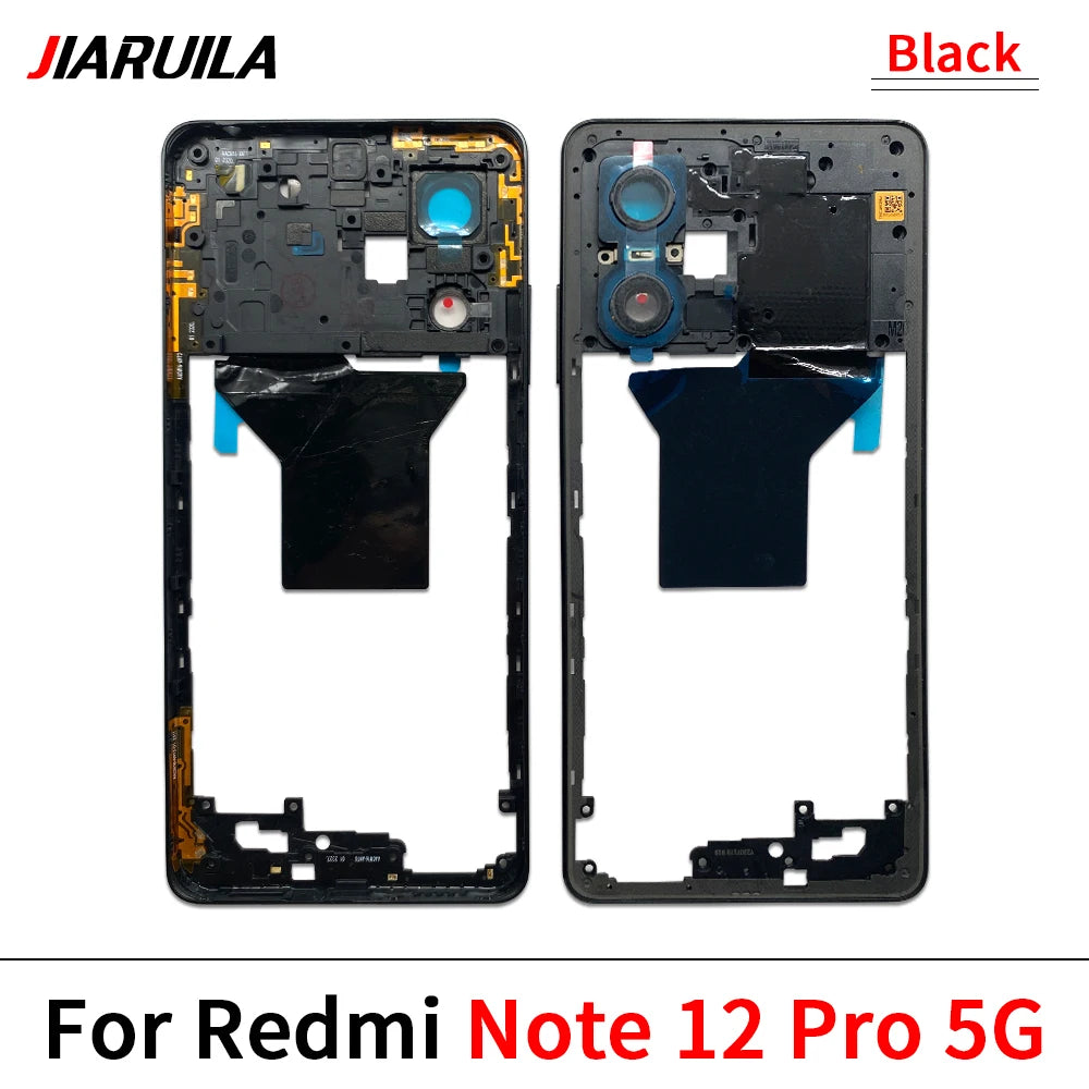 For Xiaomi Redmi Note 12 4G / Note 12 5G / Note 12 Pro 4G 5G / Note 12s Middle Frame Holder Housing Replacement Parts  Xiaomi  Xiao mi phone repair parts