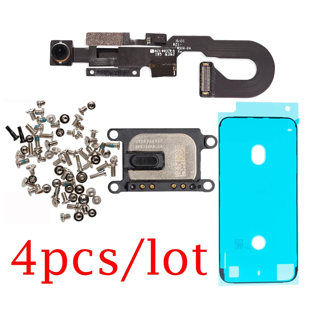 1pcs New Proximity Sensor Light Flex Cable For iPhone 7 8 Plus 5.5 Front Camera  with screws earpiece Assembly iPhone phone repair parts