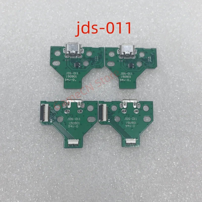 50pcs for JDS-001 JDS-011 JDS-030 F001 JDS-040 Jds 040 JDS-055 050 USB Charging Socket Board with Flex Cable for PS4 Controller Game console repair parts