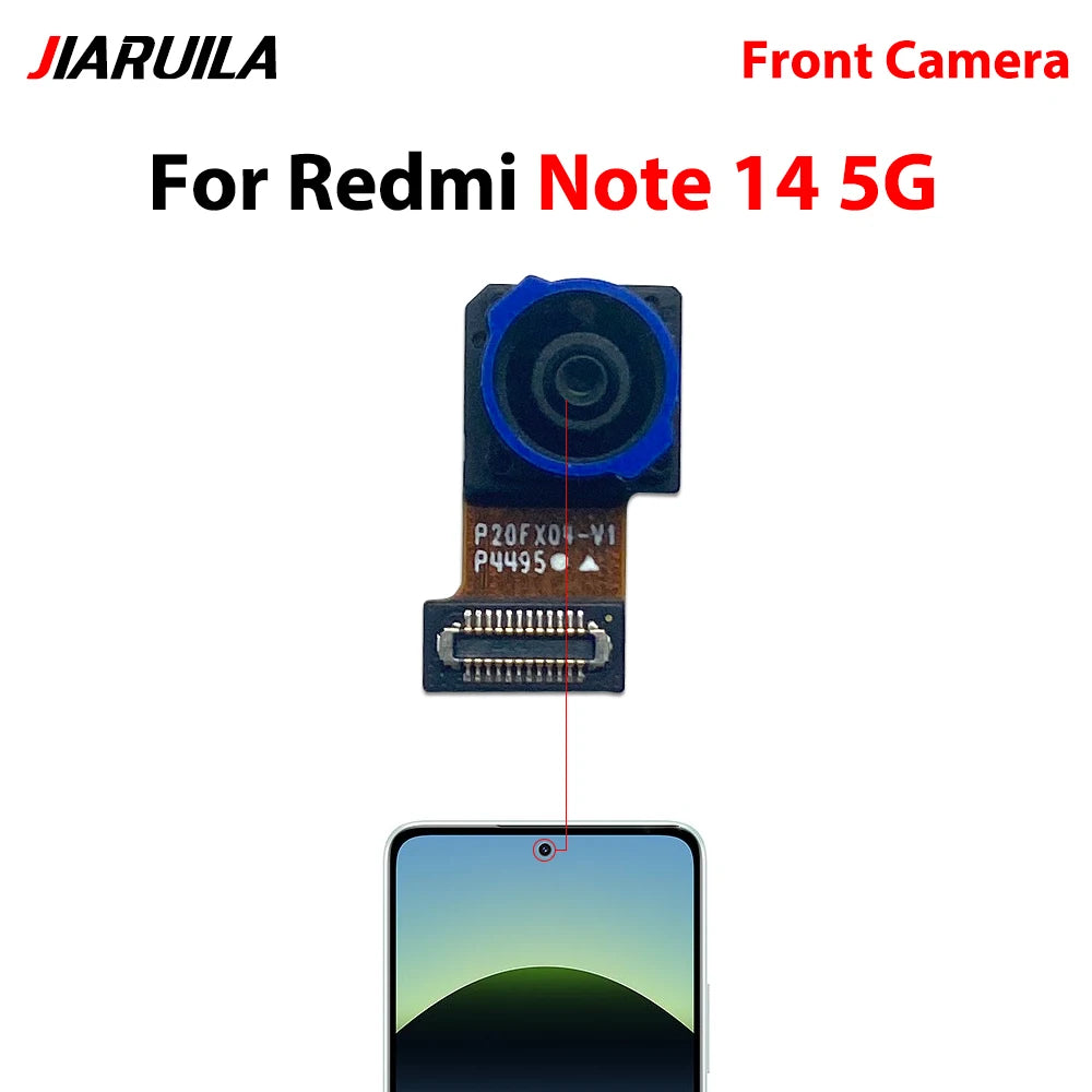 Back Rear Camera Big Main Camera Front Camera Flex Cable For Xiaomi Redmi Note 14 Pro 4G 5G  Xiaomi  Xiao mi phone repair parts