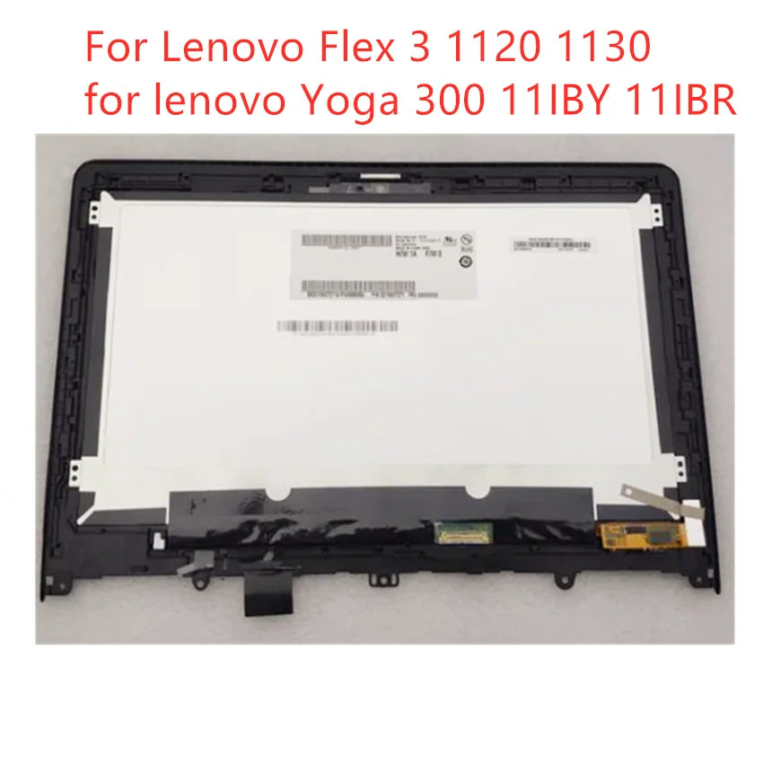 11.6 Inch 11.6" HD Touch LCD Display 5D10J08414 For Lenovo Flex 3 1120 1130 Yoga 300 11IBY 11IBR Touch Screen Assembly Aigitizer Lenovo laptop repair parts
