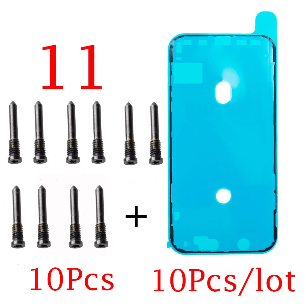 10pcs Waterproof Sticker for IPhone 14 Plus 11 12 13 14 Pro max LCD Display Frame Bezel Seal Tape Glue 3M Adhesive iPhone phone repair parts