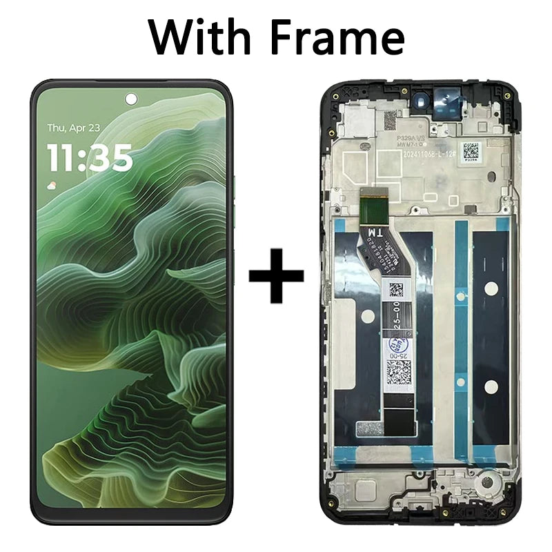 6.72“Tested G35 Screenn Replacement For Motorola Moto G35 5G XT2433-4 LCD Display + Touch Screen Sensor Digiziter Assembly Motorola phone repair parts