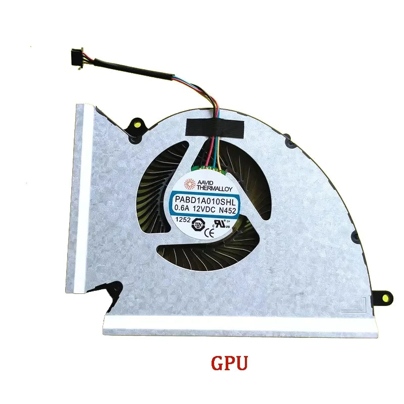 New Original CPU GPU Cooling Fan FOR MSI GP76 GE76 WE76 PABD1A010SHL N451 N452  MSI laptop repair parts