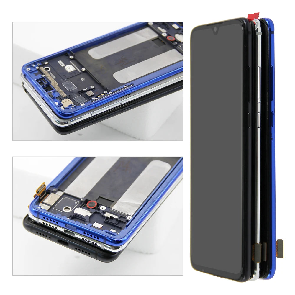 6.39" Amoled Screen for Xiaomi Mi 9 Lite LCD Display Digital Touch Screen Assembly with Frame for Mi CC9 Replacement M1904F3BG Xiaomi phone repair parts