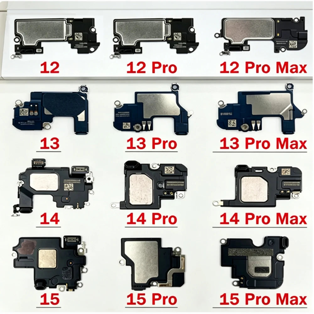 New Ear Speaker Earpiece For iPhone 11 12 13 14 15 Pro Max Plus Mini Sound Flex Cable Replacement Repair Parts iPhone phone repair parts