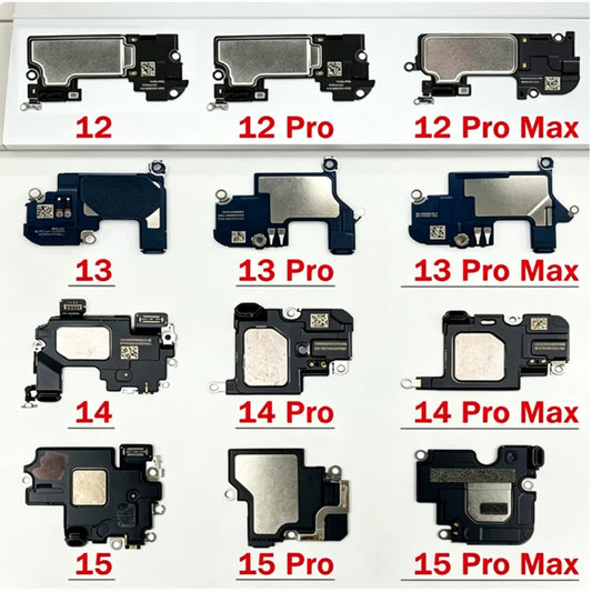 New Ear Speaker Earpiece For iPhone 11 12 13 14 15 Pro Max Plus Mini Sound Flex Cable Replacement Repair Parts iPhone phone repair parts