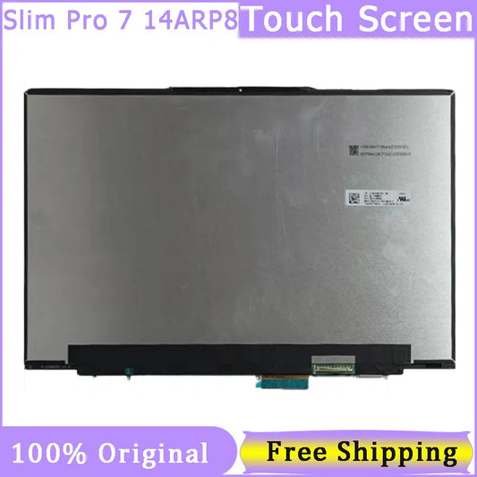 14.5 Inch Touch Screen For Lenovo Slim Pro 7 14ARP8 LCD Display Digitizer Assembly With Frame 2560×1600 QHD WQXGA Lenovo laptop repair parts