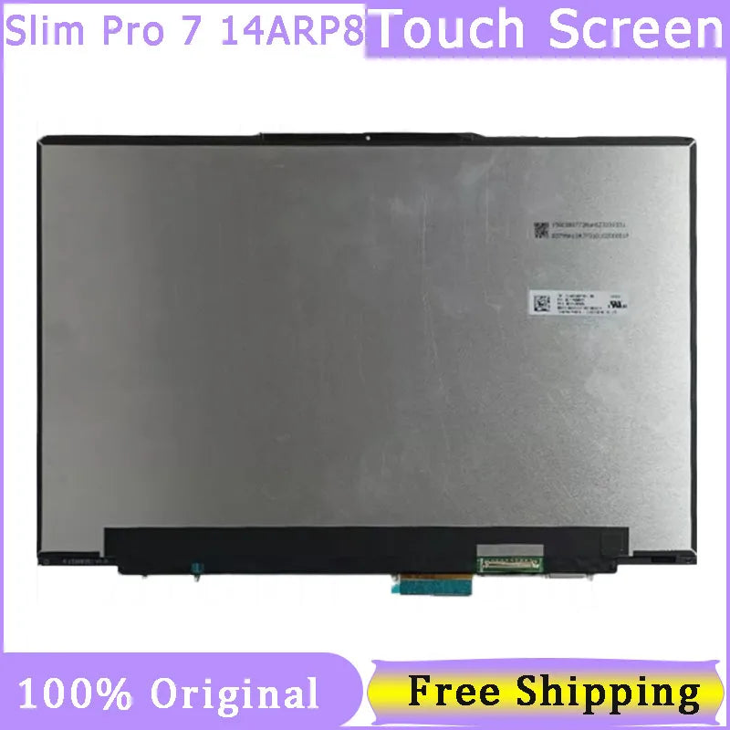 14.5 Inch Touch Screen For Lenovo Slim Pro 7 14ARP8 LCD Display Digitizer Assembly With Frame 2560×1600 QHD WQXGA Lenovo laptop repair parts