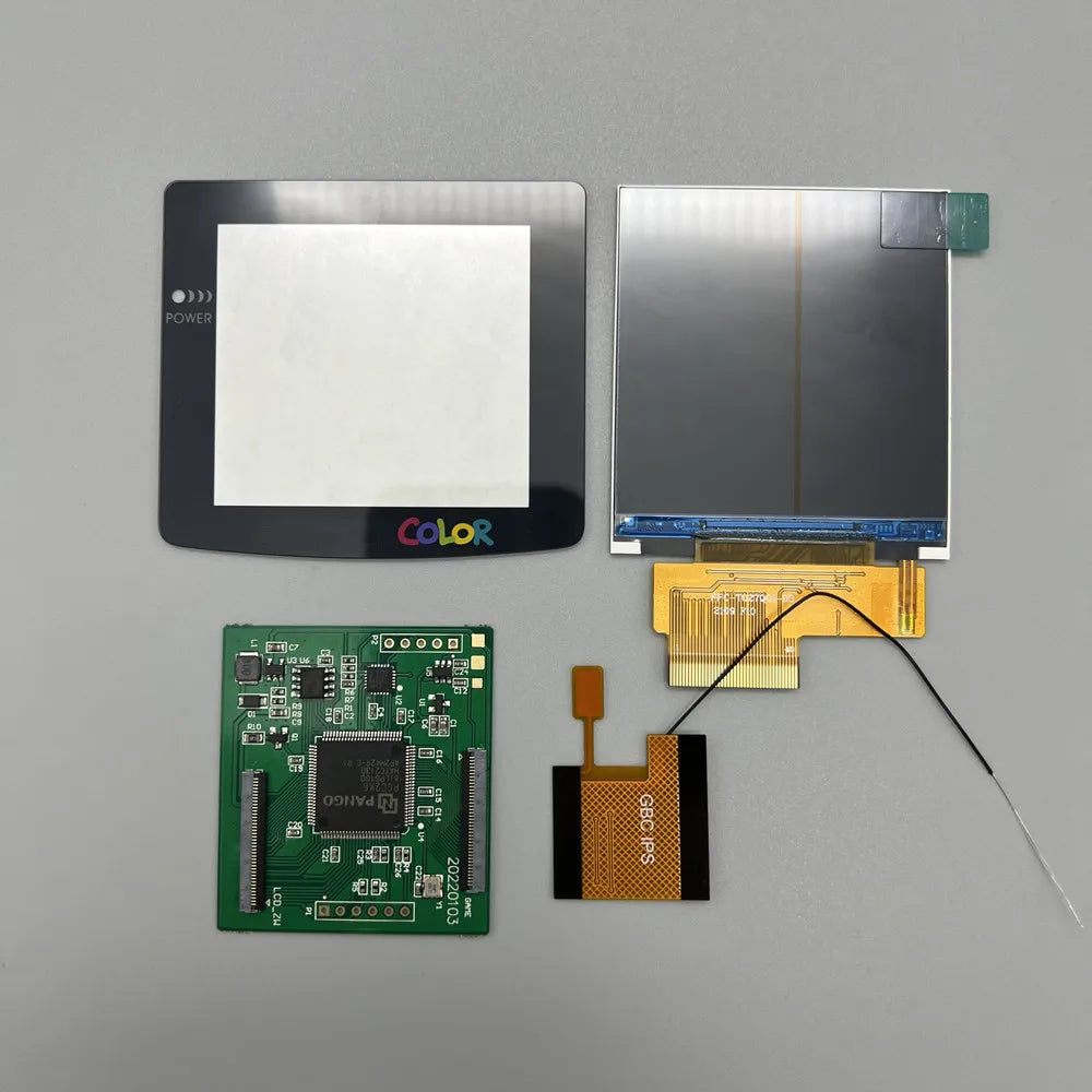 2.6' IPS High Brightness LCD Screen Is Suitable for Nintendo Game Boy Color IPS GBC LCD Support Pixel Display Game console repair parts