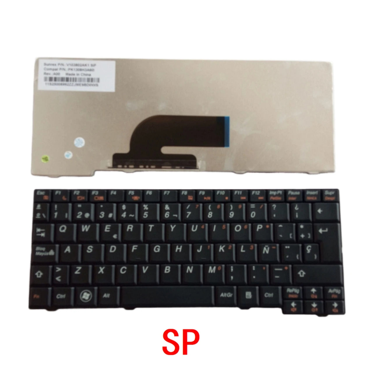 New US UI Spanish Latin Brazil Laptop Keyboard For Lenovo IdeaPad S11 S10-2 S10-2C S10-3C Notebook PC Replacement Lenovo laptop repair parts