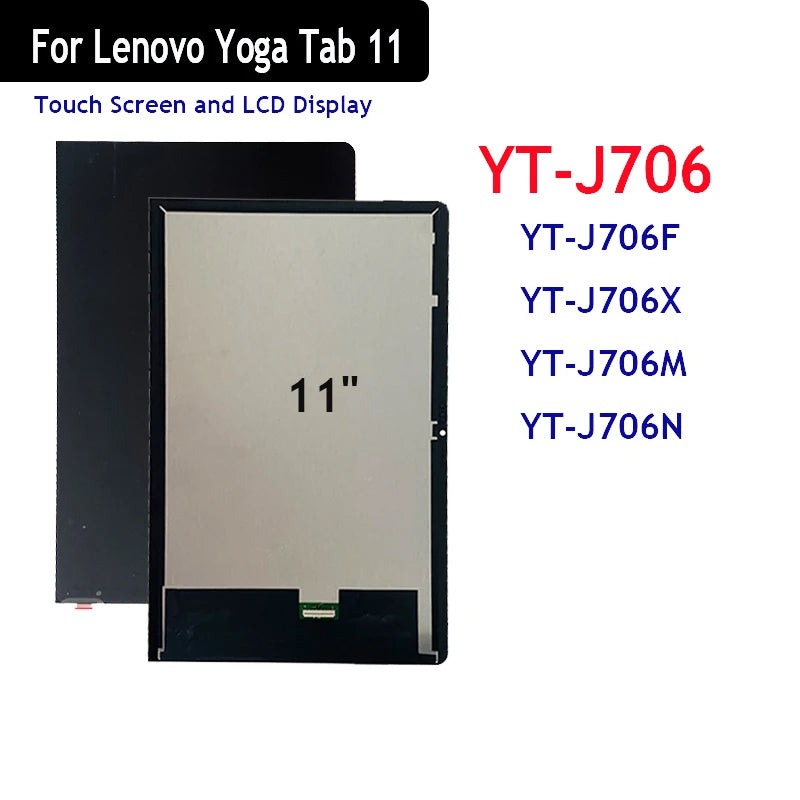 Tablet LCD For Lenovo Yoga Tab 11 YT-J706F YT-J706X J706M J706N Touch Screen and LCD Display Assembly Lenovo phone repair parts