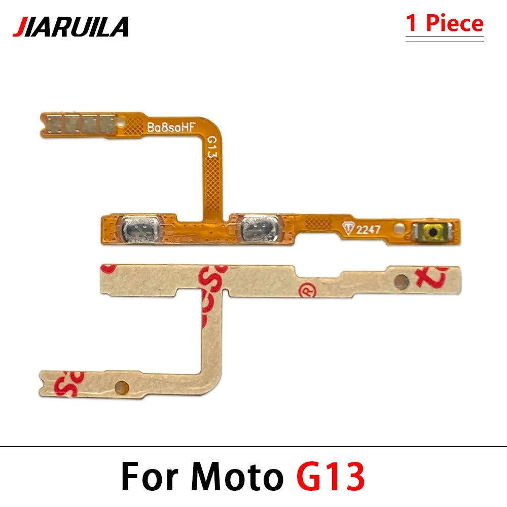 New Power On Off Volume Key Button Flex Cable For Motorola Moto G22 G32 G52 G62 G72 G82 G13 G23 G53 G73 G04 G14 G34 G54 G84 G42 Motorola phone repair parts