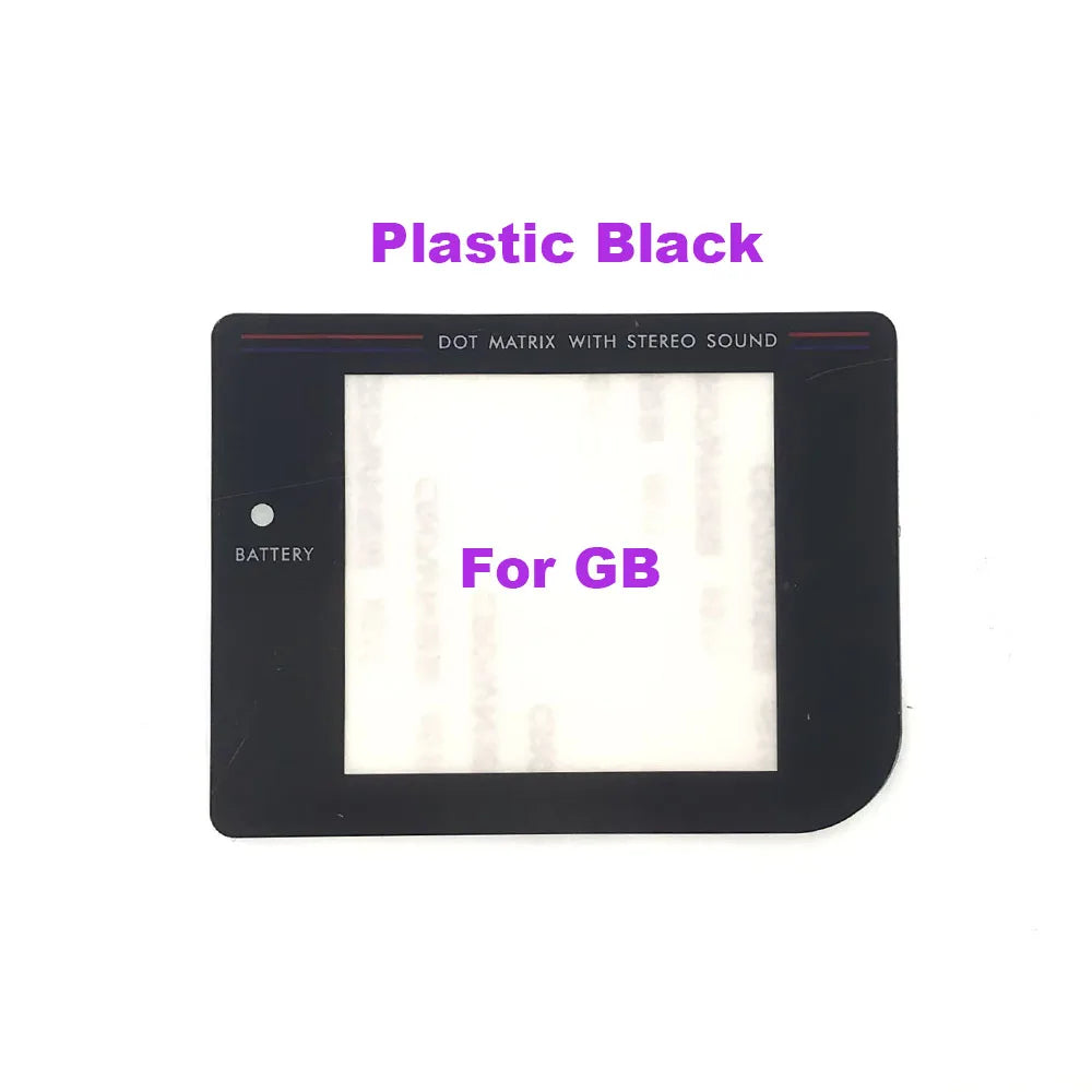 1-5PCS Plastic Glass Lens Protector W/ Adhensive For Gameboy Pocket Screen Lens For GBP GBA GBC Console Game console repair parts