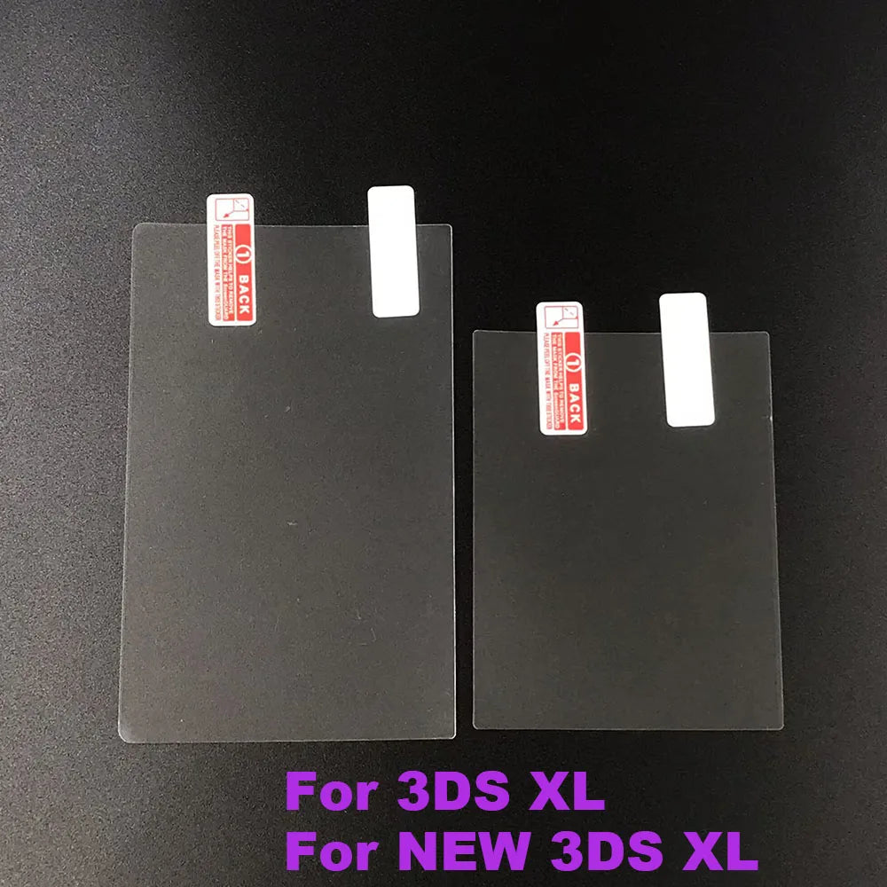 1-10set For 2DS New 3DS XL Top Bottom Clear Protective Film For Nintendo DSi NDSi XL GB GBA GBC GBM LCD Screen Protector Skin Game console repair parts