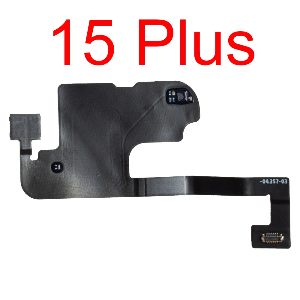 New Front Ear Earpiece Speaker Proximity Light Sensor Flex Ribbon Cable For IPhone 13 14 15 16 Pro Max Plus Mini iPhone phone repair parts
