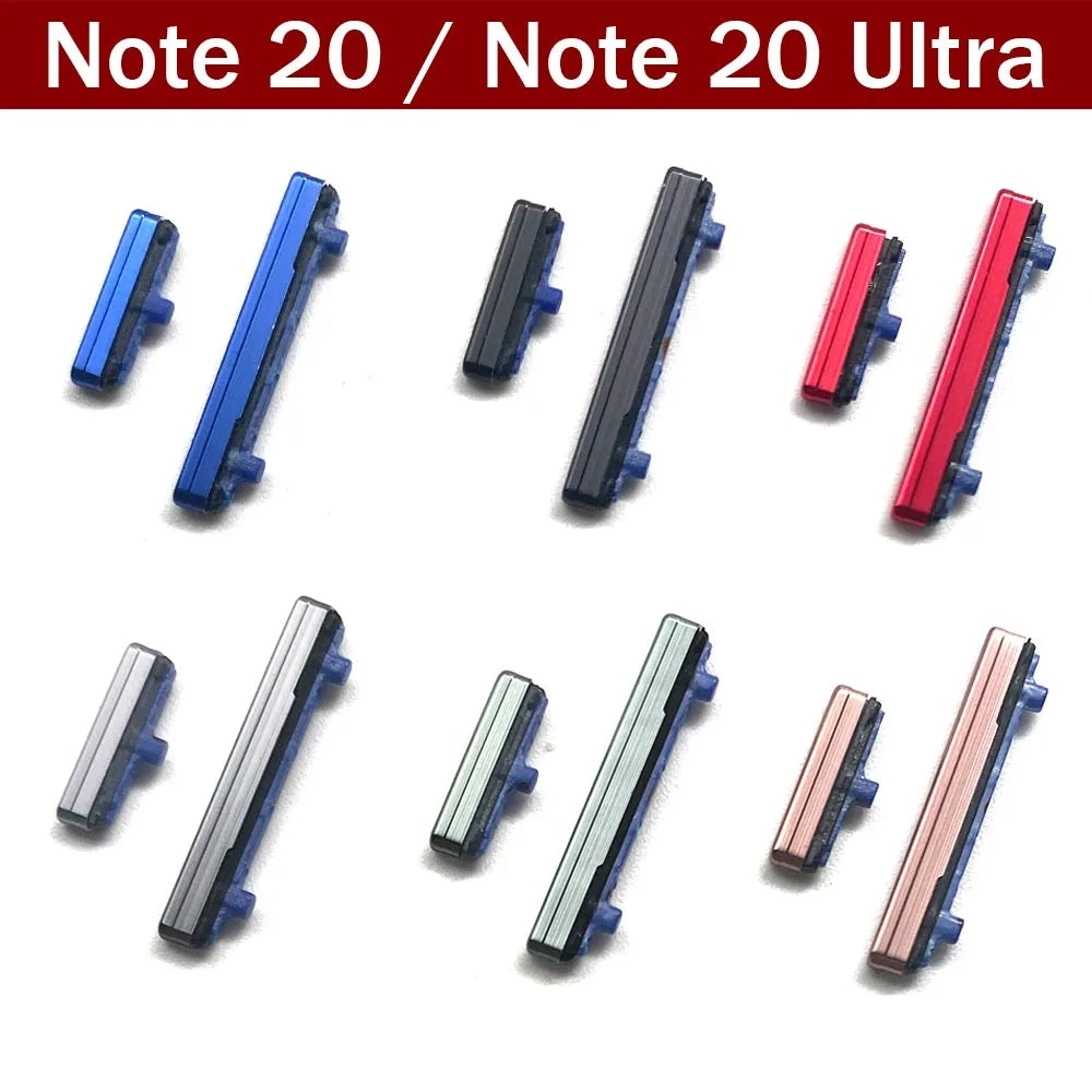 New Power Switch On Off Button Volume Key Button Flex Cable For Samsung Note 10 Plus Lite / Note 20 / Note 20 Ultra Samsung phone repair parts