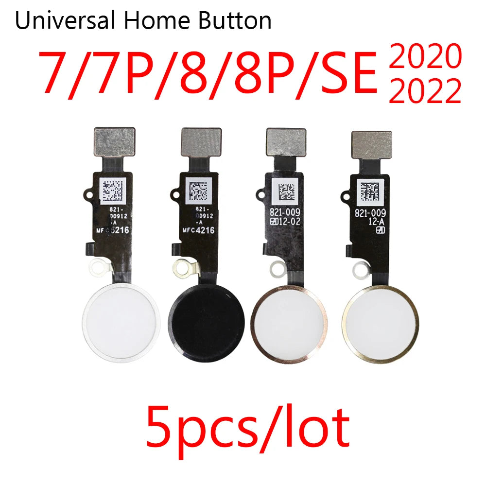 5pcs/lot Touch Version Home Button Flex For iPhone 7 8 Plus SE YF Universal Back Return Function Solution iPhone phone repair parts
