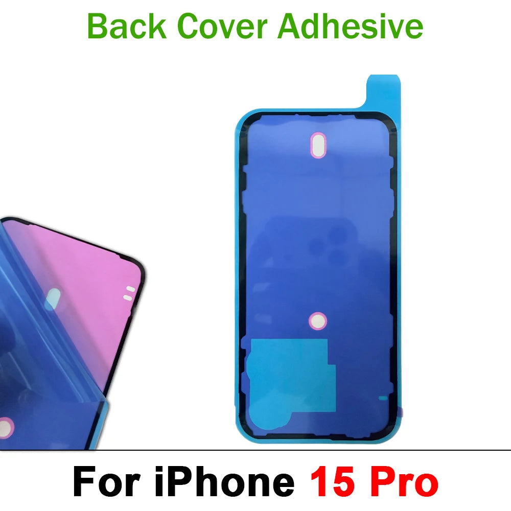 Back Cover Side Waterproof Seal Sticker For iPhone 15 16 17 Pro Max 15 Plus Air Front LCD Adhesive Seal Tape Glue Repair Sticker iPhone phone repair parts