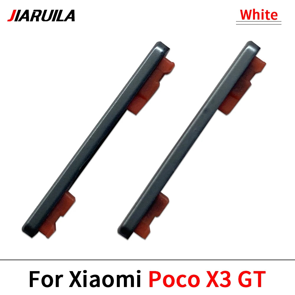 10Pcs, Side Power Button + Volume Side Button For Xiaomi Mi Poco X3 Pro GT M3  Xiaomi  Xiao mi phone repair parts