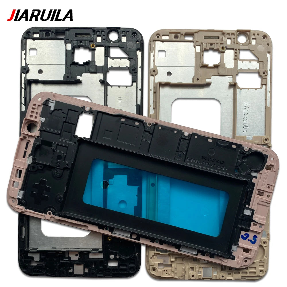 Middle Frame Front Bezel Cover Chassis Housing Back Plate LCD Holder For Samsung J4 J5 J6 J7 Prime Plus Core 2017 J530 J730 J610 Samsung phone repair parts