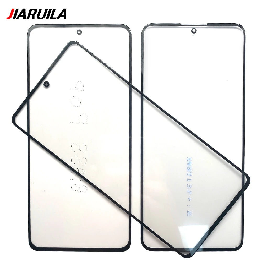 New Screen Front Outer Glass + OCA For Xiaomi Redmi Note 10 10s 11 11s 12 12s 13 Pro Plus 4G 5G Screen Touch Panel Glass Xiaomi  Xiao mi phone repair parts