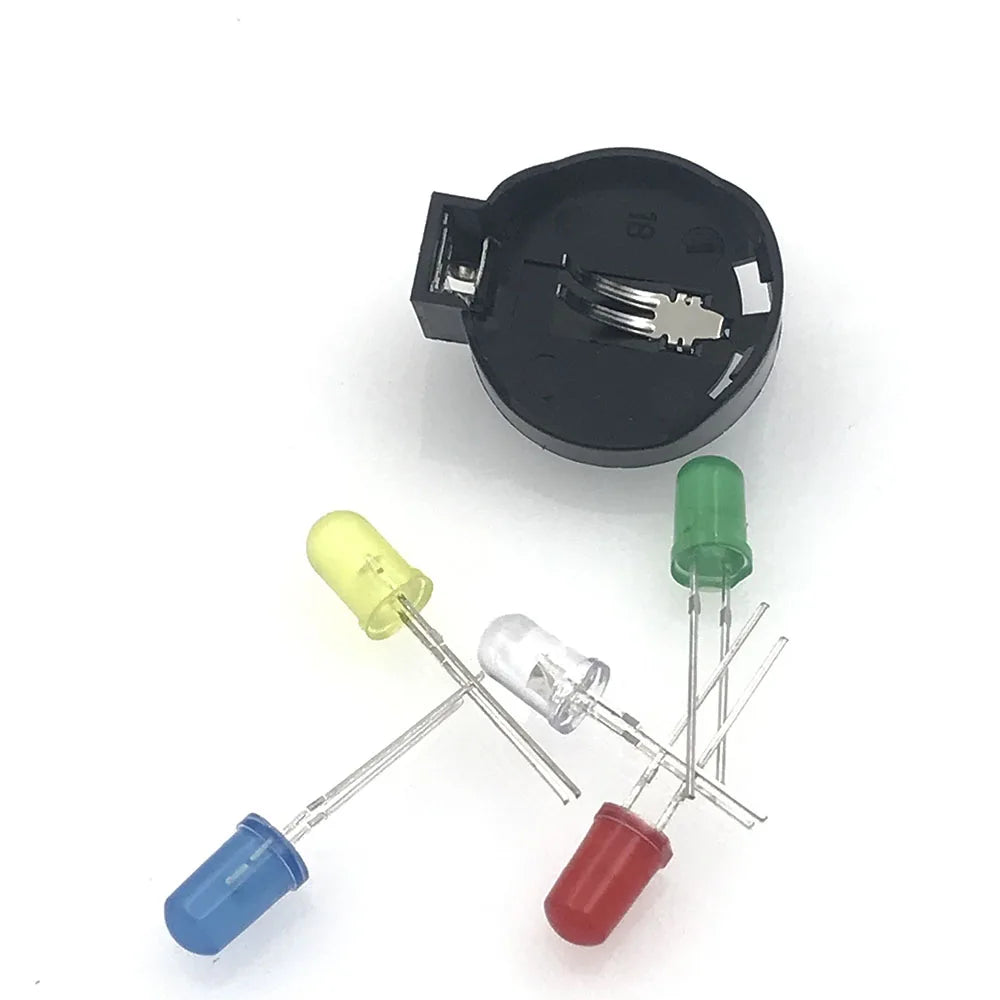 Color Power LED Kit Capacitor Battery Holder Kit For Nintendo GameCube For NGC Battery Upgrade Game console repair parts