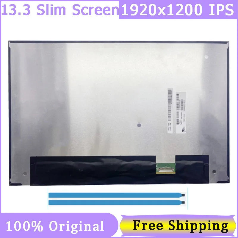 13.3 Inch Slim 30 Pin Laptop Screen LP133WU1-SPF1 B133UAN02.0 1920x1200 FHD IPS Replacement LCD